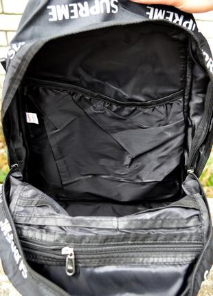 Черный рюкзак supreme ucut5 фото