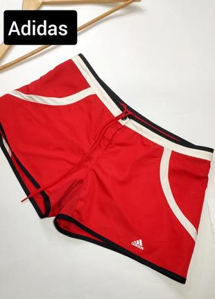 Шорти жіночі спортивні червоного кольору від бренду orthopedic adidas m l