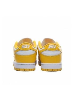 Кроссовки nike air jordan low (yellow)"(найк аир джордан )5 фото