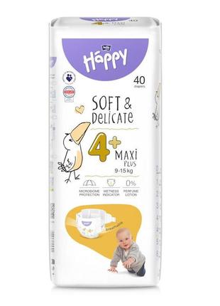 Підгузки одноразові дитячі bella baby happy maxi plus (4+) 9-15 кг, 40 шт1 фото