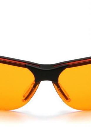 Очки защитные открытые pyramex rendezvous (orange) оранжевые2 фото