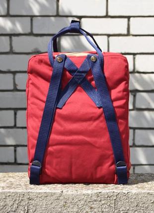 Бордовый рюкзак kanken classic унисекс3 фото