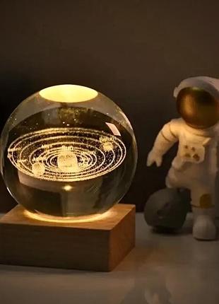 Світильник нічний «сонячна система» (змінює колір)2 фото