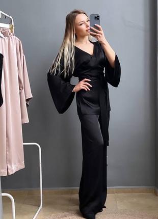 Шовковий костюм
кімоно та штани