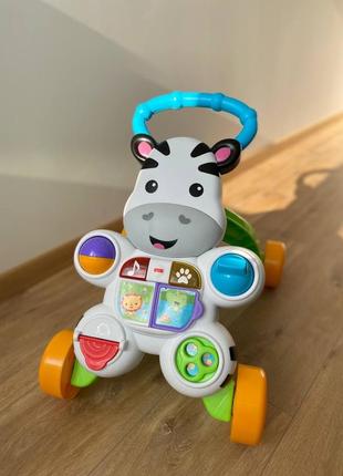 Інтерактивні ходунки fisher-price зебра2 фото