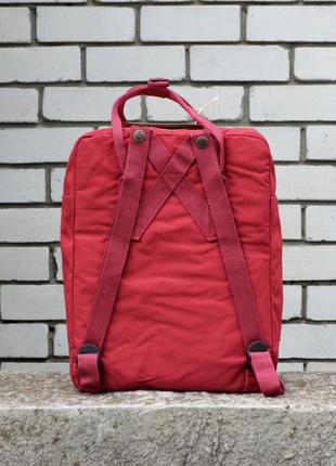 Бордовый с синим рюкзак kanken classic унисекс3 фото