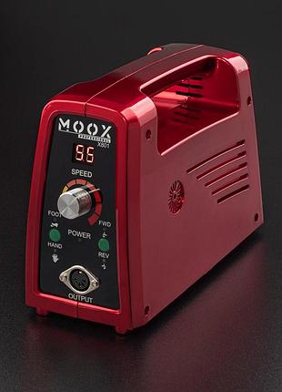 Фрезер для манікюру moox x801 на 55000 об/хв, 80 вт, червоний