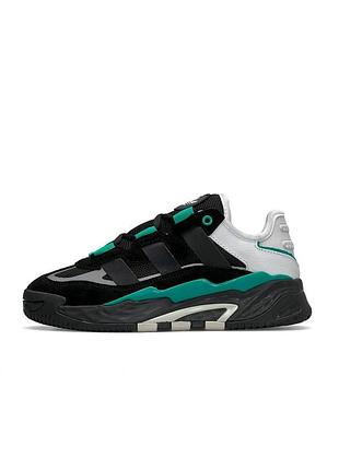 Кросівки adidas originals niteball new black green