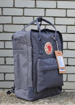 Серый рюкзак kanken classic унисекс2 фото