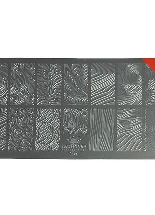 Пластина для стемпинга designer №167 (12*6 см)