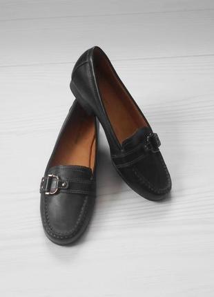 Кожаные туфли на низком ходу  🌺