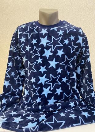 Детская махровая пижама для мальчика 9-10 лет6 фото