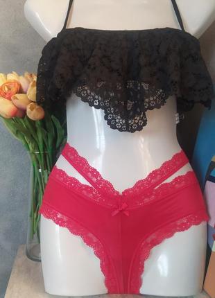 Мереживні трусики victoria's secret, xs