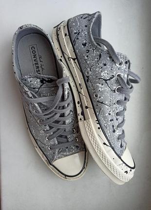 Фірмові кеди converse chuck 70 archive print - paint splatter a01172c6 фото