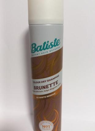 Batiste dry shampoo medium and brunette a hint of colour сухой шампунь.