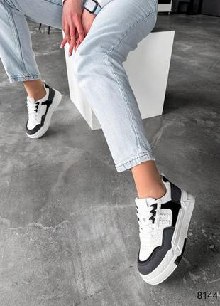 Кросівки жіночі біло сірі9 фото