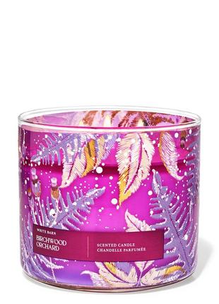 Свічка bath and body works birchwood orchad
