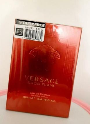 Versace eros flame версаче ерос флейм 100мл чоловіча парфумована вода духи оригінал эрос флэйм1 фото