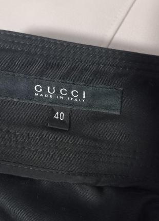 Gucci! оригінал! чорні брюки штани кльош2 фото