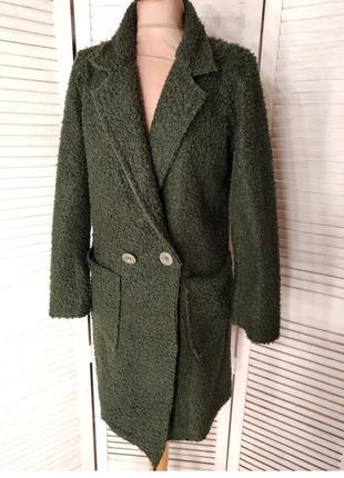 Розпродаж!!!італійське темно зелене пальто