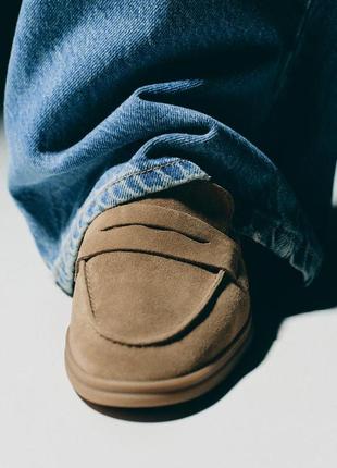 Zara мокасини жіночі замшеві sale