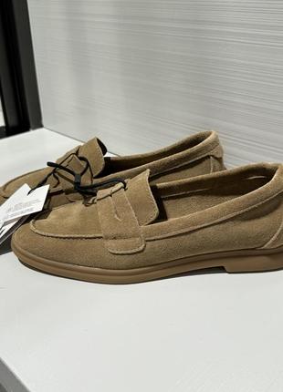 Zara мокасини жіночі замшеві sale