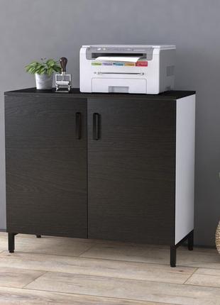 Тумба офисная приставная lt-900-830 белая венге луизиана. тумбочка для дома и офиса