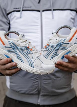 Демісезонні білі кросівки asics gel kahana-8 в сіточку