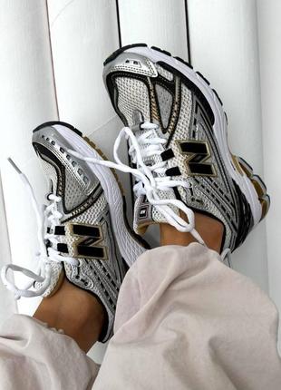 Кросівки new balance 1906r gold / silver / While grid premium