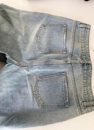 Жіночи нові рвані завишені джинси у стилі гранж із високою посадкою 38 40 m l слим2 фото