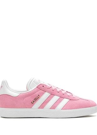 Кроссовки adidas gazelle pink (розови адидас)