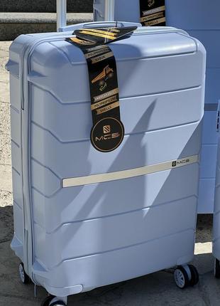 Полипропилен mcs средний чемодан дорожный m на колесах турция 75 литров4 фото
