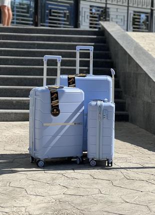 Полипропилен mcs средний чемодан дорожный m на колесах турция 75 литров2 фото