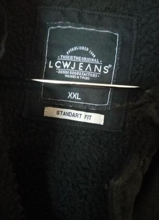 Мужская джинсовая куртка на искусственном меху5 фото