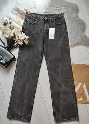 Широкие джинсы wide leg от zara, 36, 38, 40, 44р, оригинал7 фото