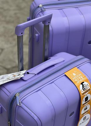 Полипропилен mcs маленький чемодан дорожный s на колесах турция ручная кладь5 фото