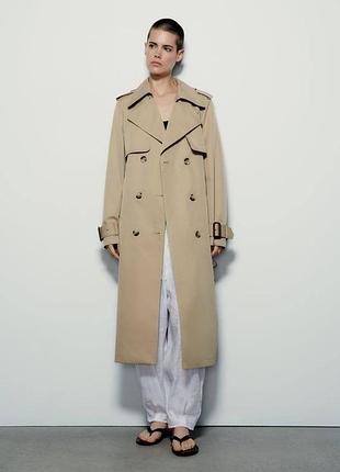 Zara тренч