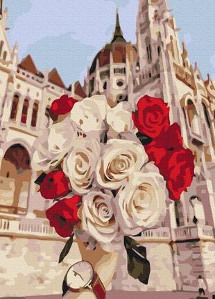 Картина за номерами " троянди в будапешті"1 фото