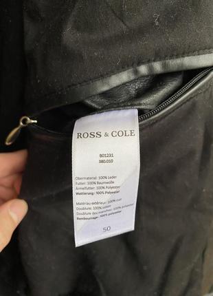 Куртка шкіряна ross & cole originals, курточка кожаная оригинал оригінал5 фото
