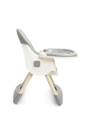 Дитячій стільчик для годування 2в1 caretero bill grey | стілець для годування дитини8 фото