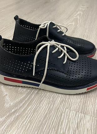 Мокасини натур шкіра 36 р