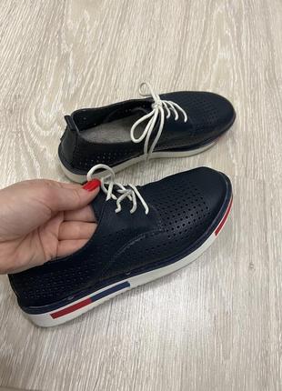 Мокасини натур шкіра 36 р