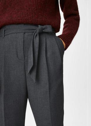 Брендовые шикарные брюки с поясом c&a premium germany этикетка