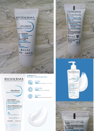 💧bioderma atoderm intencive ultra-rich foaming gel інтенсивний очищаючий, пінистий гель