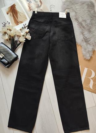 Прямые джинсы с высокой посадкой zara woman, 36, 38, 40р, оригинал9 фото