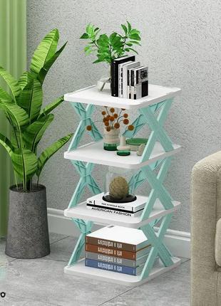 Вертикальна складана полиця для взуття в передпокій на 4 рівні/підставка для взуття/взуттєва полицяsa