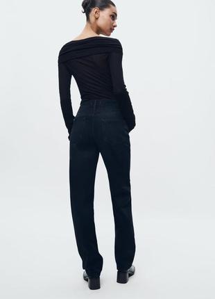 Длинные свободные джинсы от zara woman, 34, 36, 4, 42р, оригинал3 фото