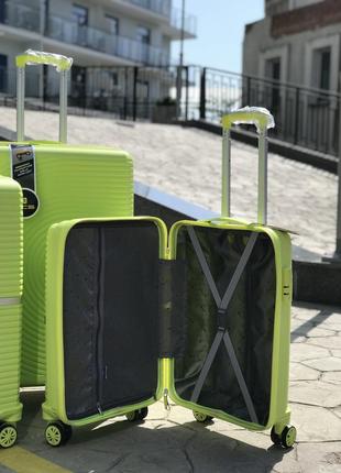 Полипропилен mcs маленький чемодан дорожный s на колесах турция ручная кладь4 фото