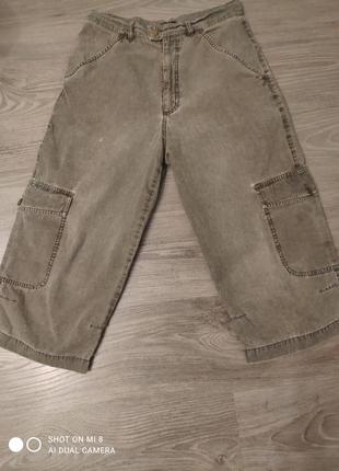 Брендовые штаны бриджи карго шорты.1 фото