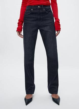 Длинные свободные джинсы от zara woman, 38, 40р, оригинал2 фото